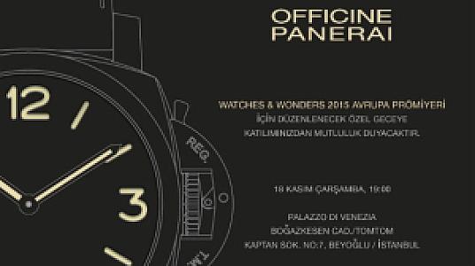 Panerai Watches & Wonders Avrupa Galası