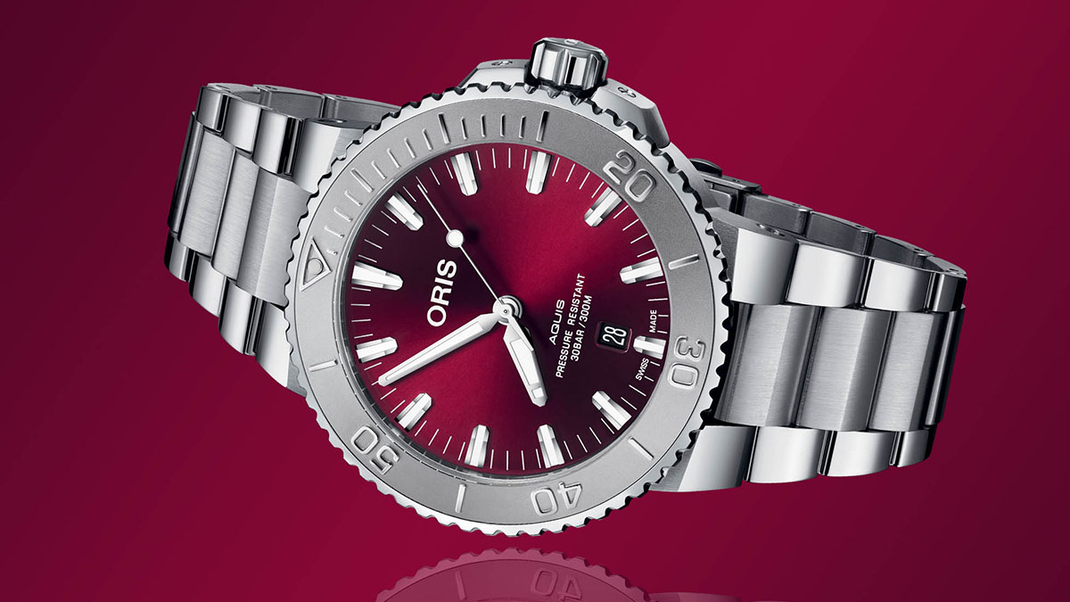 Oris Aquis Date Cherry 43.5mm