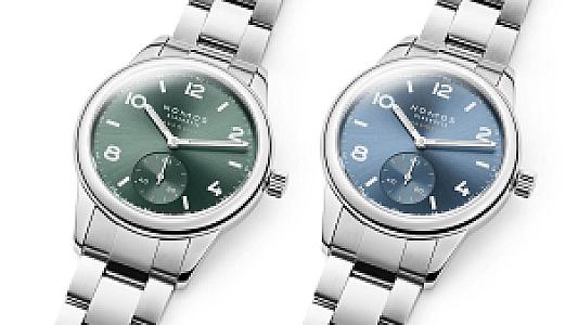 Nomos Club Sport Neomatik 37 Polar Blue & Petrol Green