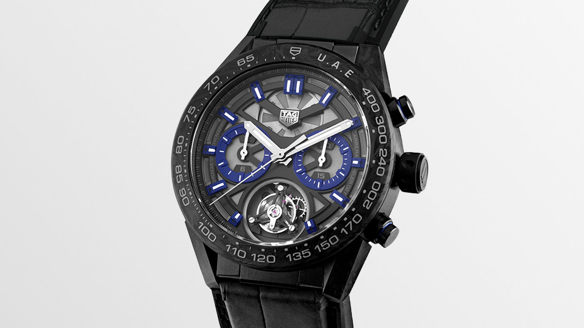 TAG Heuer Carrera Tourbillon H02T Dubai Skyline