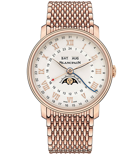 blancpain-villeret-quantieme-complet-gmt-pink-gold-steel-strap