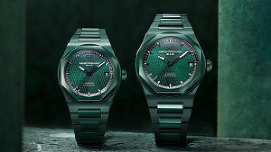 Girard-Perregaux Laureato Green Ceramic Aston Martin Edition