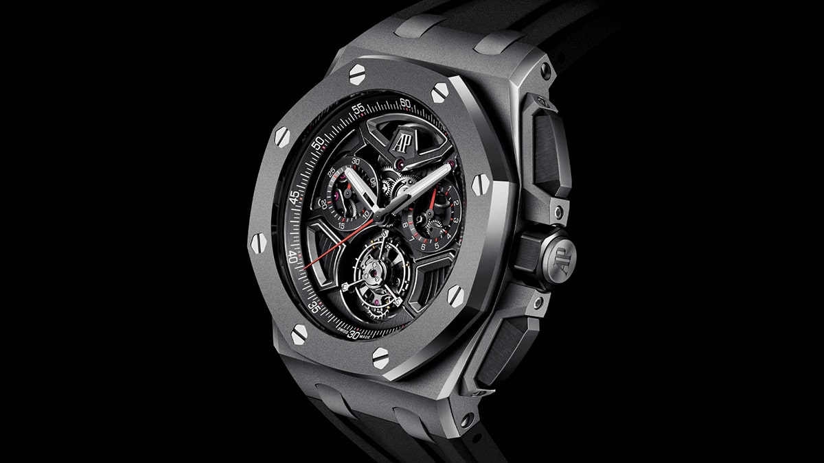 Audemars Piguet Royal Oak Offshore Selfwinding Flying Tourbillon Flyback Chronograph (Ref. 26622TI.GG.D002CA.01)