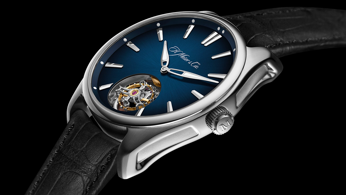 H. Moser & Cie. Pioneer Tourbillon Steel (Ref. 3804-1201)