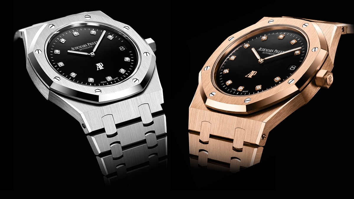 Audemars Piguet Royal Oak Jumbo Extra-Thin Platinum (Ref. 15206PT) & Pink Gold (Ref. 1520OR)