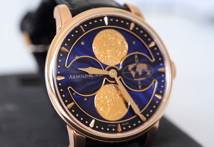 Arnold & Son HM Double Hemisphere Perpetual Moon Ref. 1GLAR.U03A.C122A - Video İnceleme