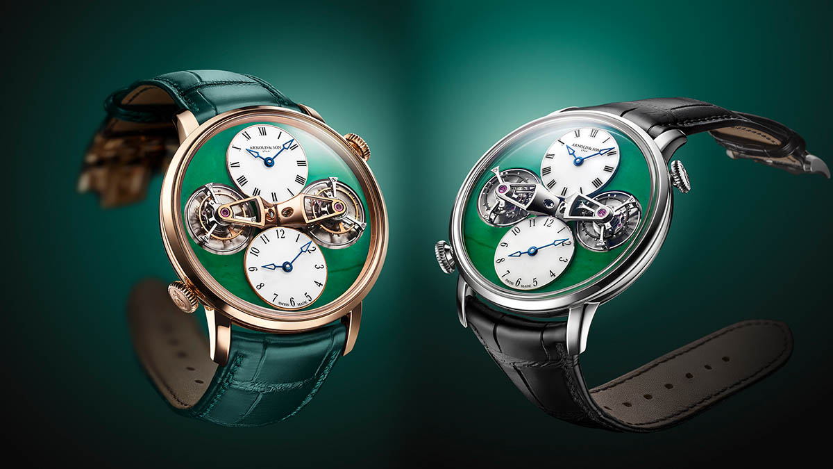 Arnold & Son Double Tourbillon Jade