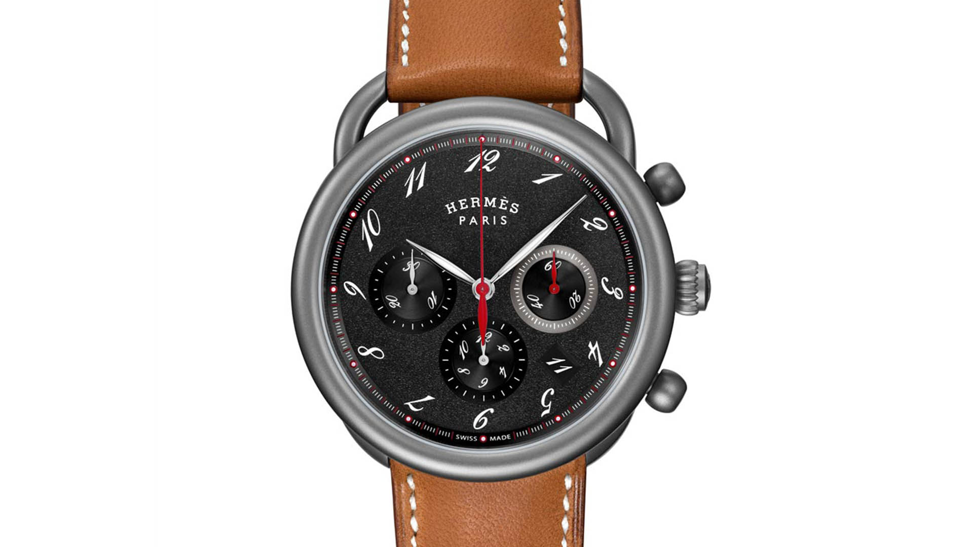 Herme`s Arceau Chrono Titane