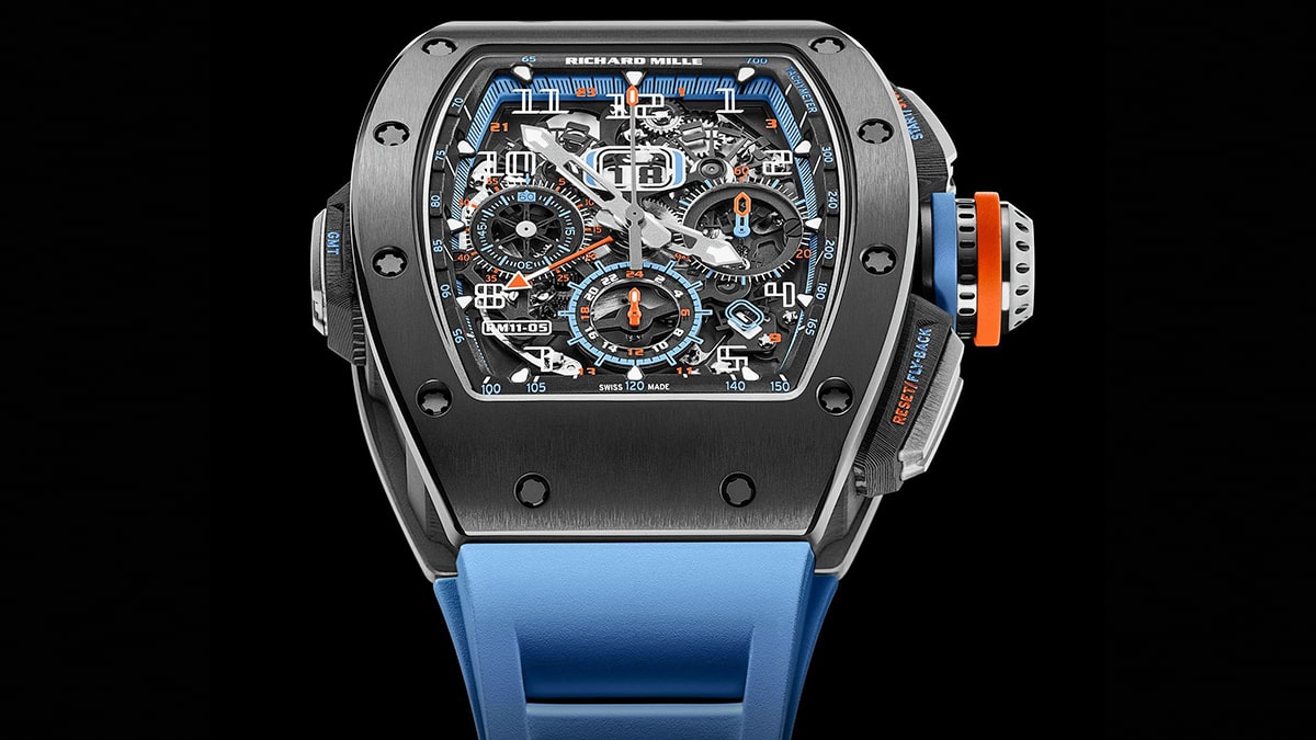 Horolojik Mucize: Kermet & Richard Mille RM 11-05 Automatic Flyback Chronograph GMT