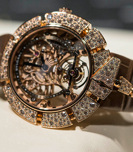 Bulgari Serpenti Incantati Skeleton Tourbillon Lumière 18K Pink Gold