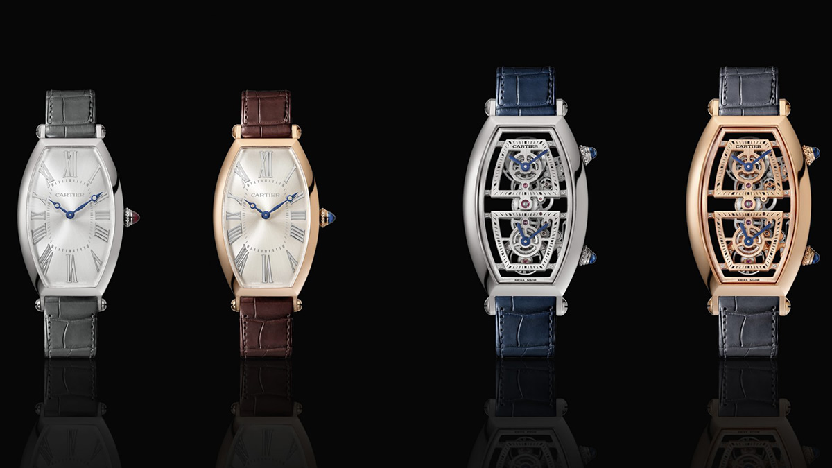 Cartier Privé Tonneau Time-Only ve Skeleton Dual Time