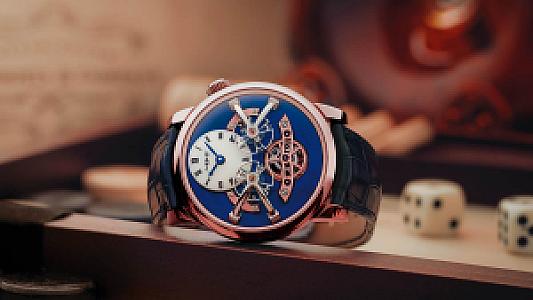 MB&F Legacy Machine No.2 Red Gold Blue (Ref. 02.RL.B)