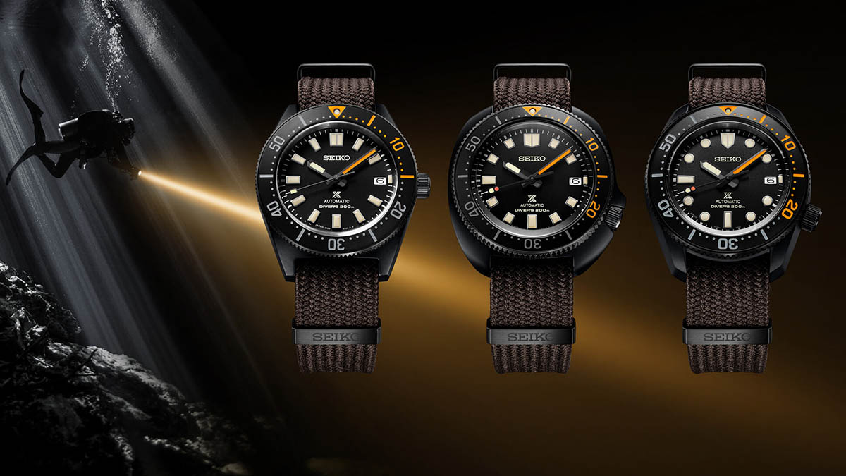 Seiko New Dark Theme Seiko Diver Models