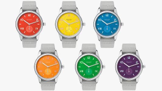 Pick Your Color From the Rainbow: Nomos Glashütte Club Campus 38 Pride