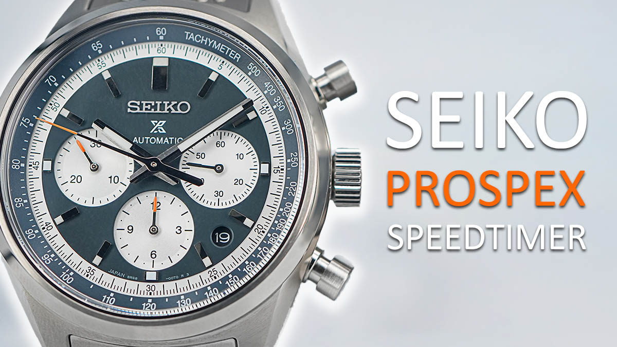 Seiko Prospex Speedtimer Mechanical Chronograph Video İnceleme