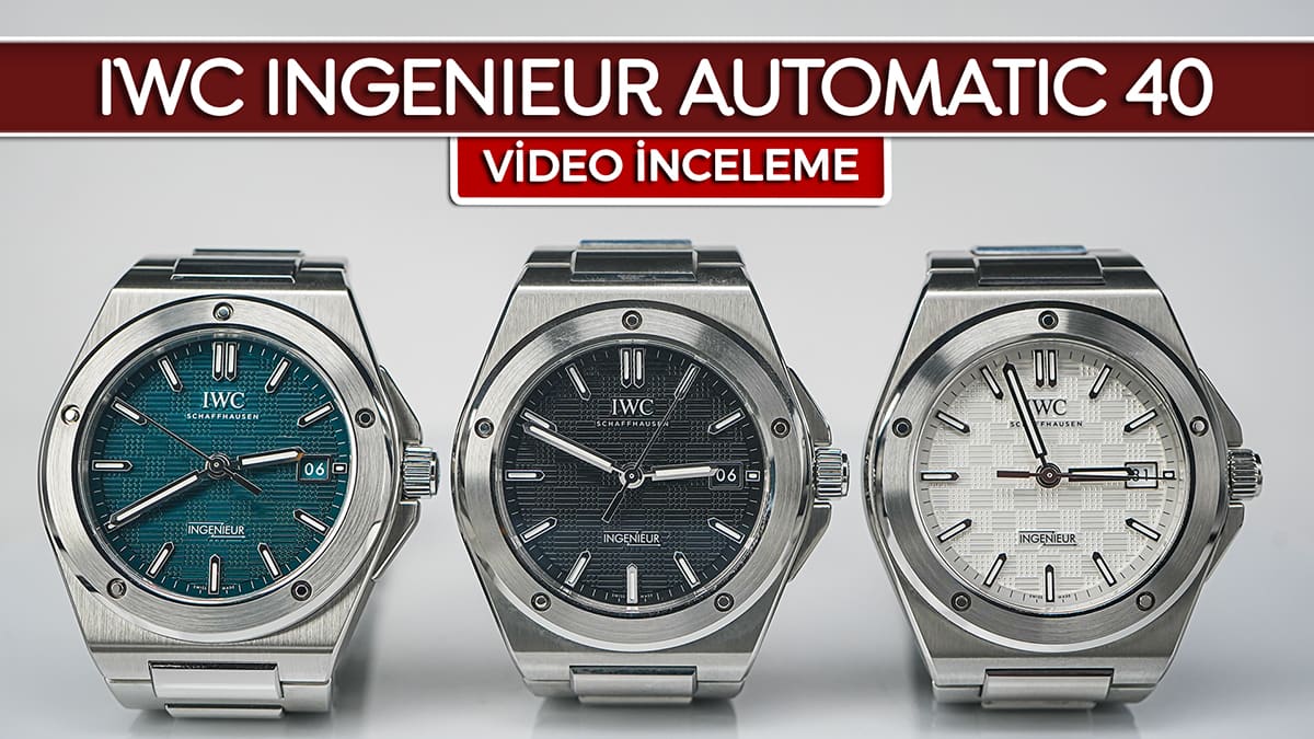 IWC Ingenieur Automatic 40 – Bilim Adamı Saatinden Lüks Spor Saate