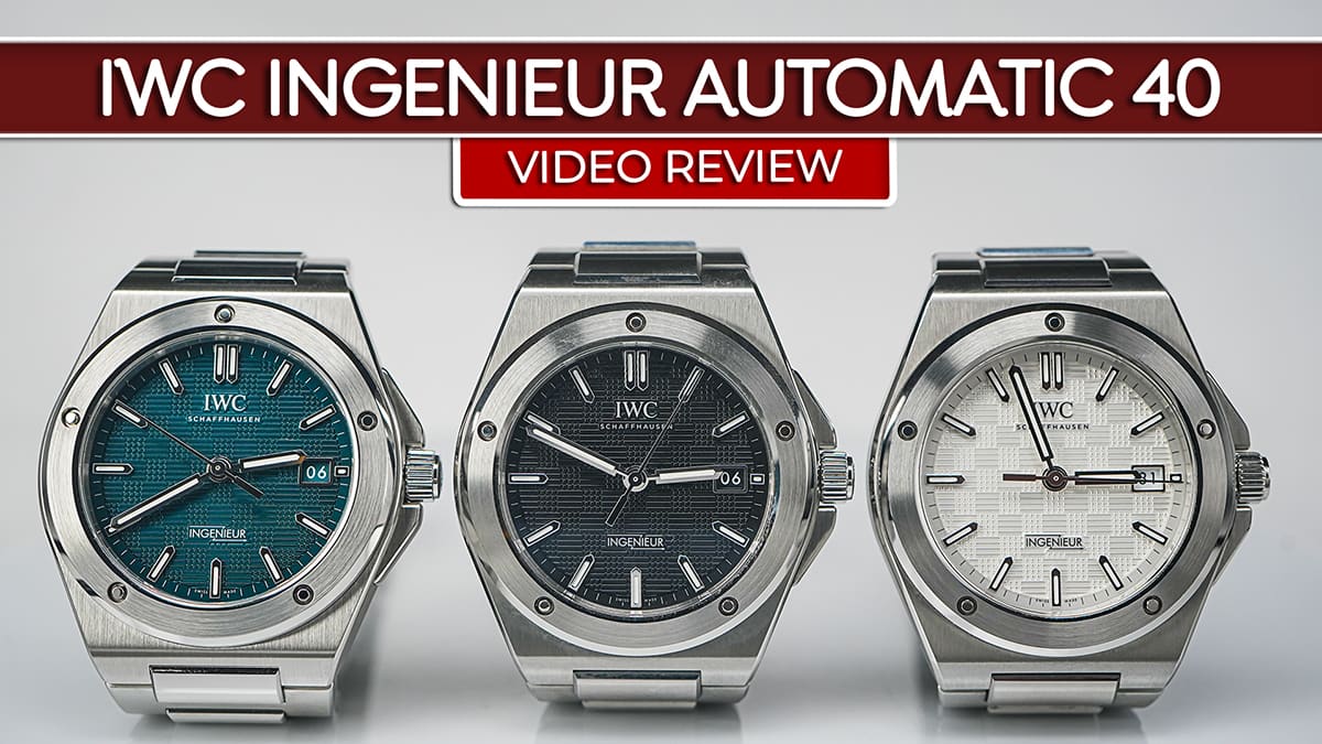 IWC Ingenieur Automatic 40 – From a Scientist’s Watch to a Luxury Sports Watch