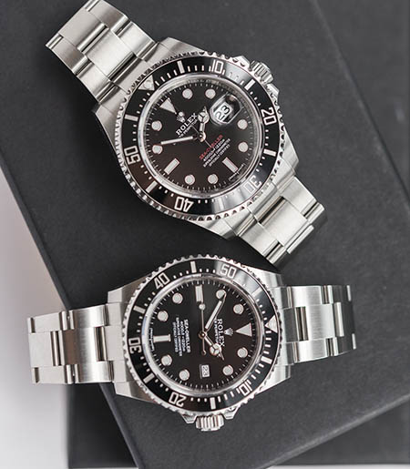 ROLEX Sea Dweller Ref. 126600 50th Anniversary) VS Sea Dweller Ref. 116600