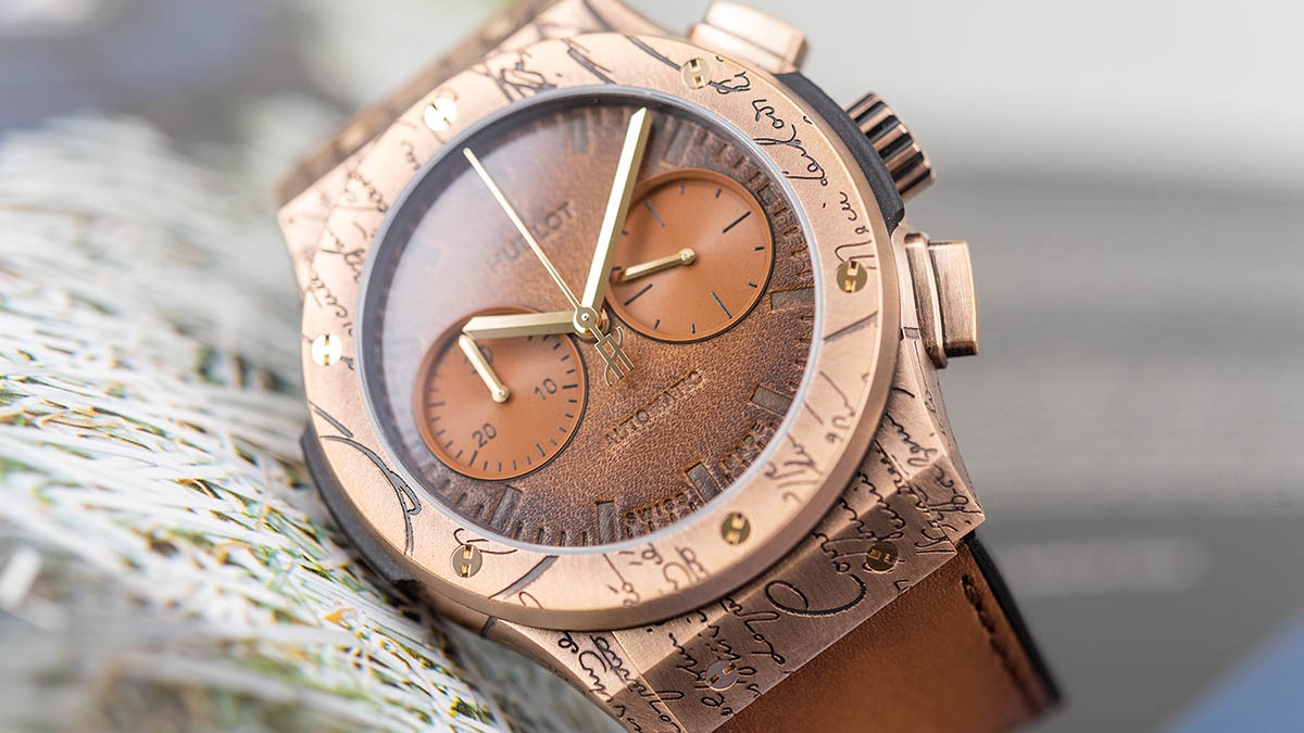 Hublot Classic Fusion Chronograph Berluti "Cold Gold" (Ref. 521.BZ.05IG.VR.BER19)