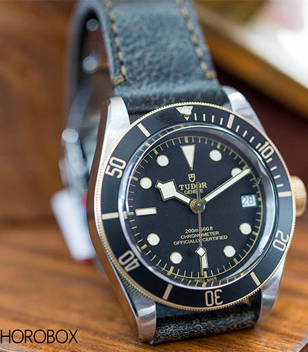 TUDOR Heritage Black Bay Steel and Gold