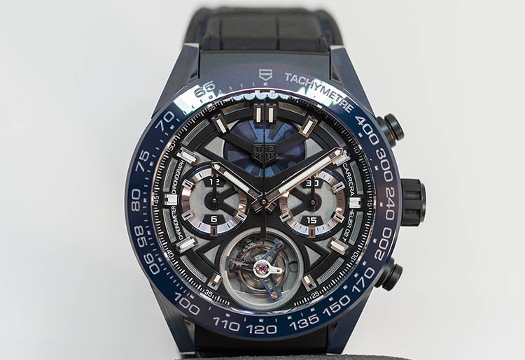 TAG Heuer Carrera Chronograph Tourbillon Chronometer: Tete de Vipere Certified 