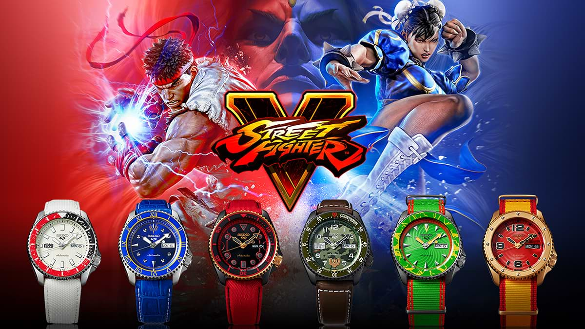 Let the Fight Begin! Seiko 5 Sports Street Fighter V