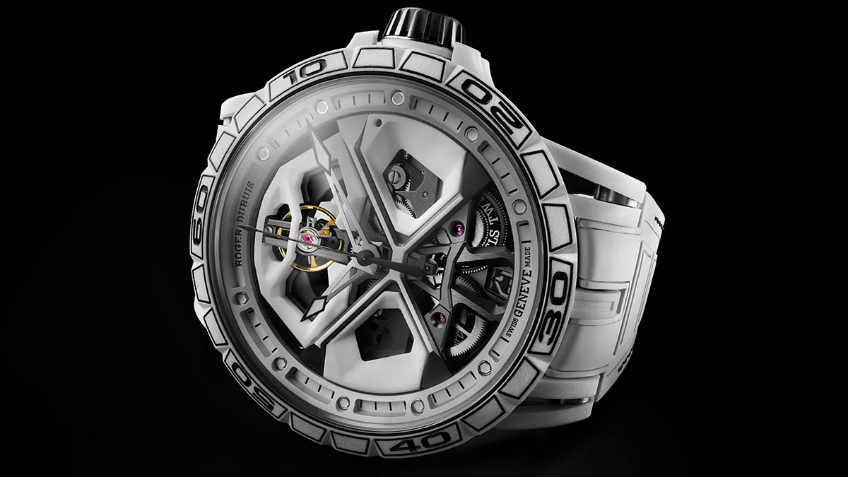 Roger Dubuis Excalibur Spider Huracán White Ceramic (Ref. RDDBEX0947)