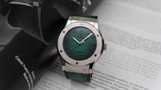 Hublot Classic Fusion Berluti Scritto Emerald Green