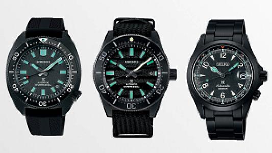 Seiko Yeni Limitli Üretim Siyah Modeller