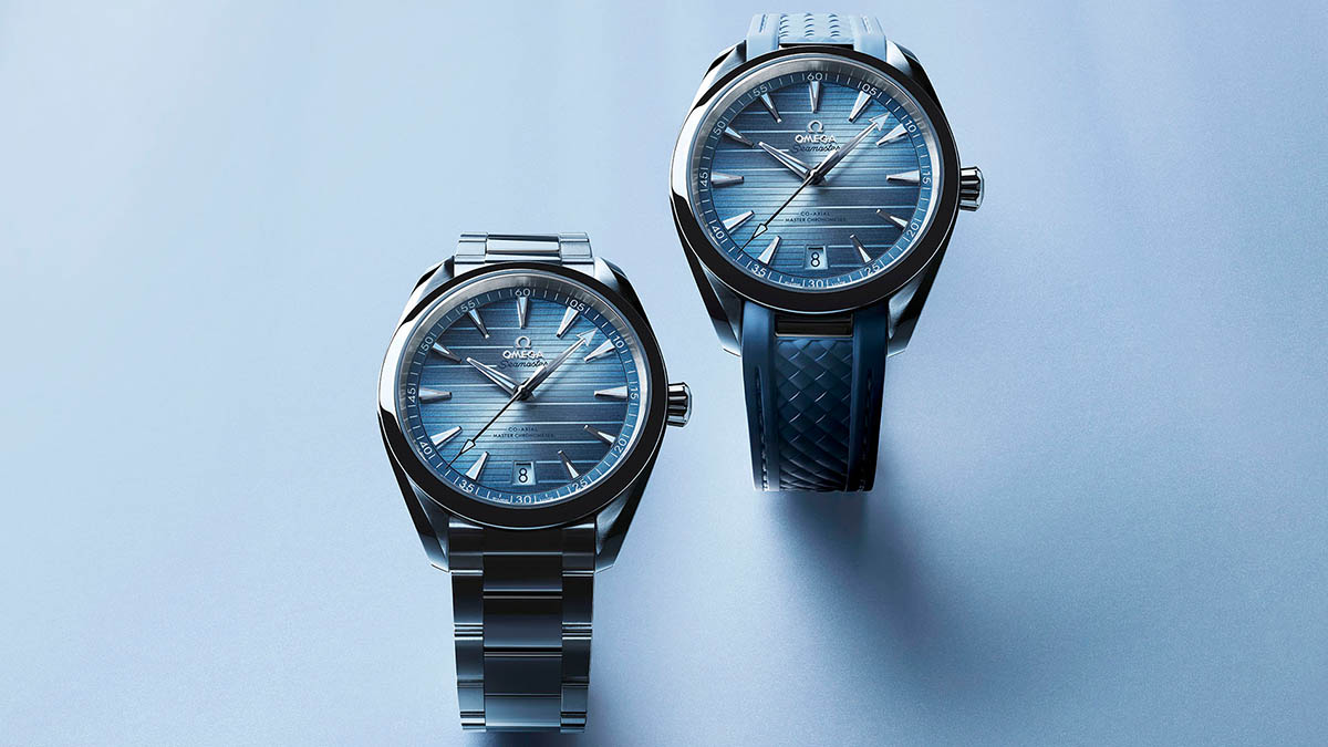 Omega Seamaster Aqua Terra 38mm & 41mm 75th Anniversary Summer Blue