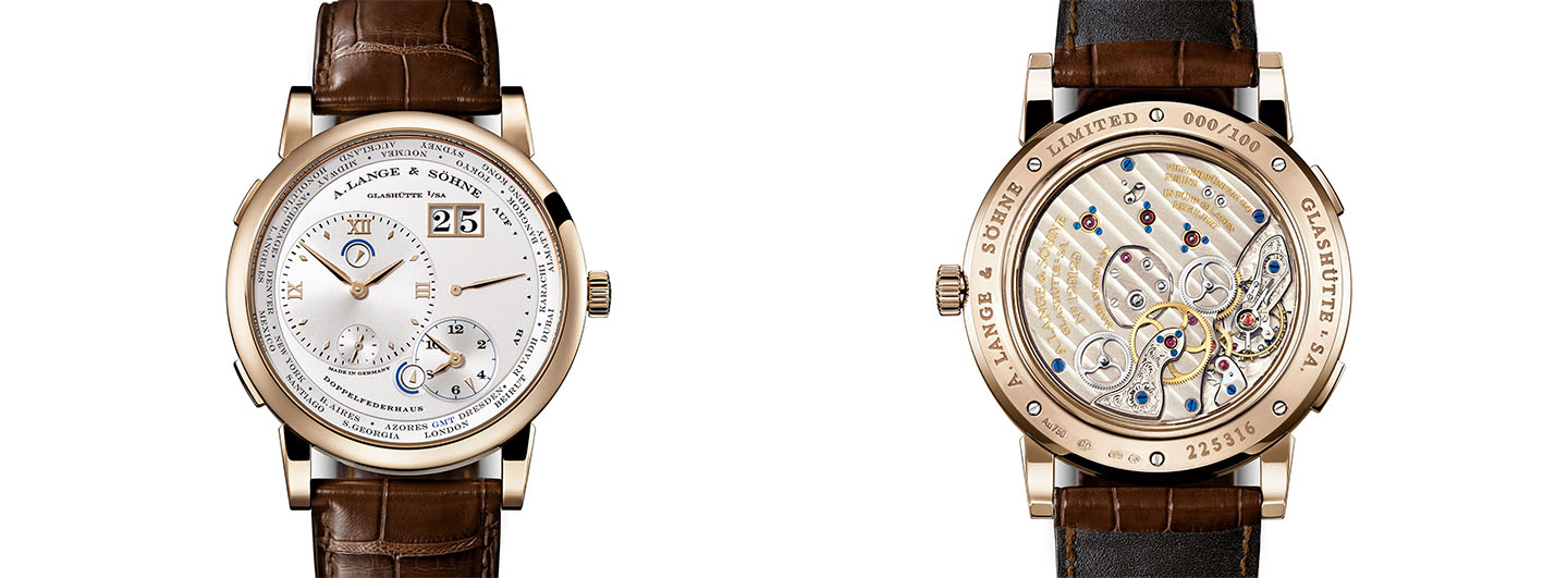 A. Lange & Söhne Lange 1 Time Zone Honey Gold Limited Edition