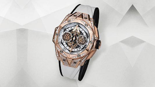 The Art of 3D Tattooing: Hublot Big Bang Sang Bleu II White