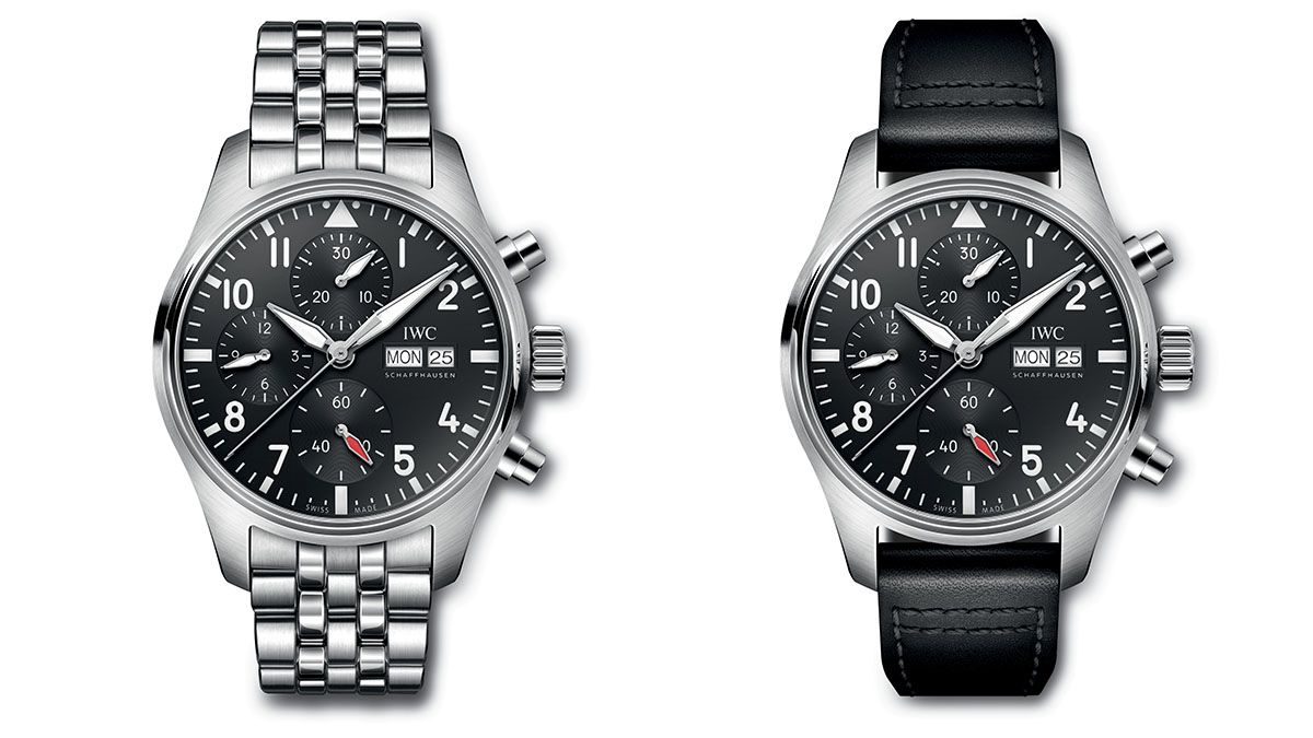 IWC Schaffhausen Pilot's Watch Chronograph 41 Black Dial