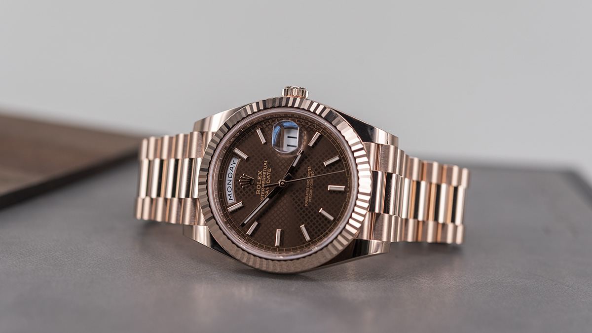 Rolex Day-Date 40 Ref. 228235 Chocolate Dial