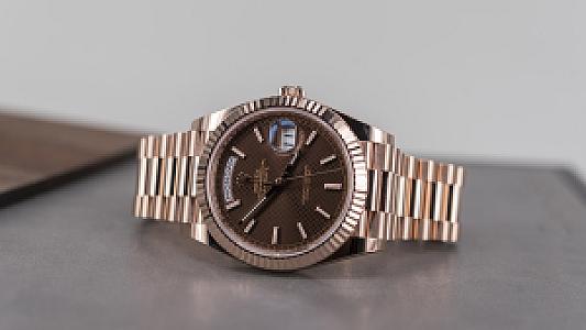 Rolex Day-Date 40 Ref. 228235 Chocolate Dial