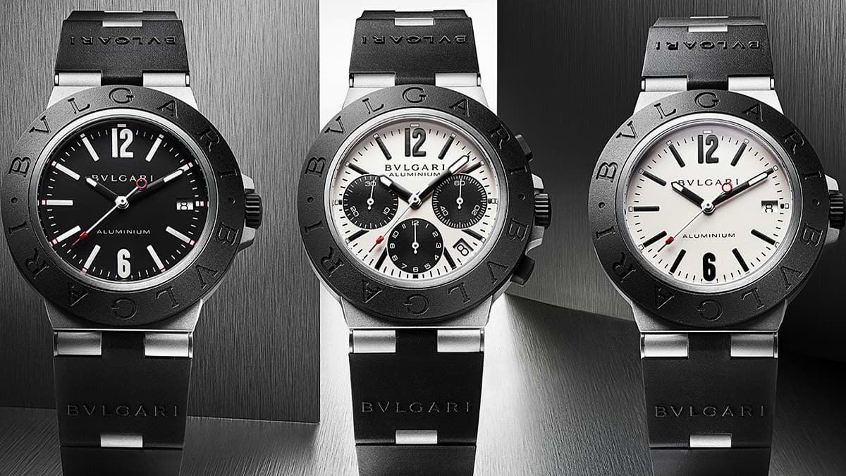 Bulgari Aluminum (Ref. 103445 & Ref. 103382) & Aluminum Chronograph (Ref. 103383)