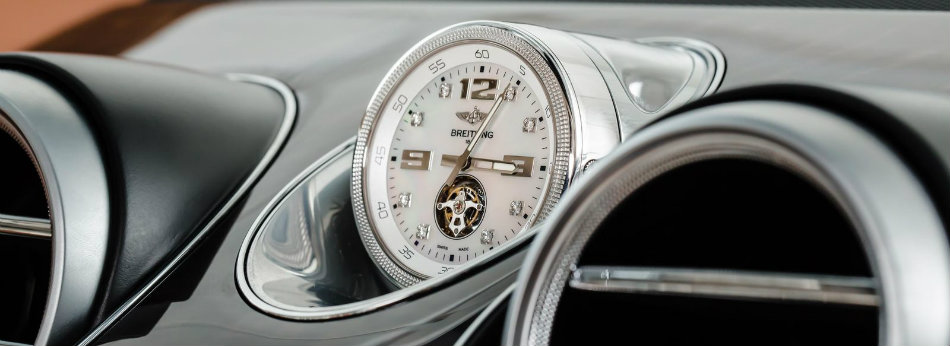 Breitling Tourbillon Clock For Bentley Bentayga