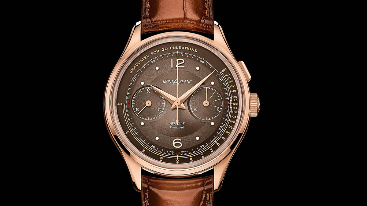 Montblanc Heritage Manufacture Pulsograph Limited Edition Rose Gold