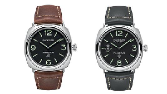 Officine Panerai Radiomir Logo 3 Days Acciaio & Black Seal Logo 3 Days Acciaio