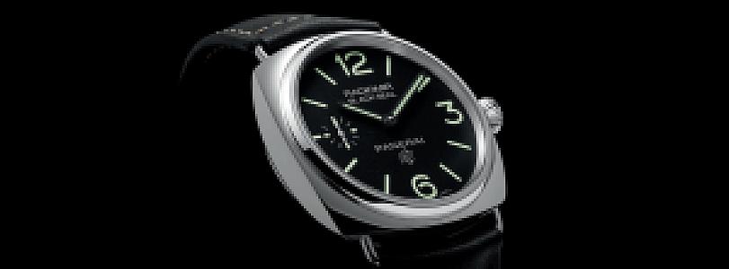 Officine Panerai Radiomir Logo 3 Days Acciaio & Black Seal Logo 3 Days Acciaio