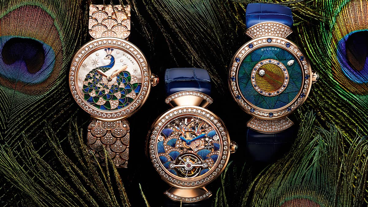 Bulgari - LVMH Watch Week 2021 - Bvlgari Divas’ Dream Peacock Collection