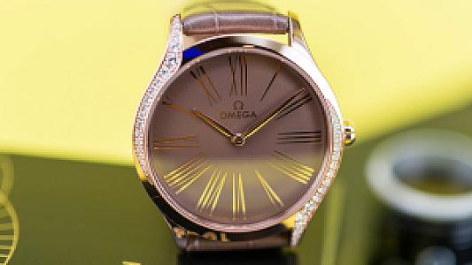 Omega Tresor Ladies 18K Sedna Gold Ref. 428.58.36.60.13.001