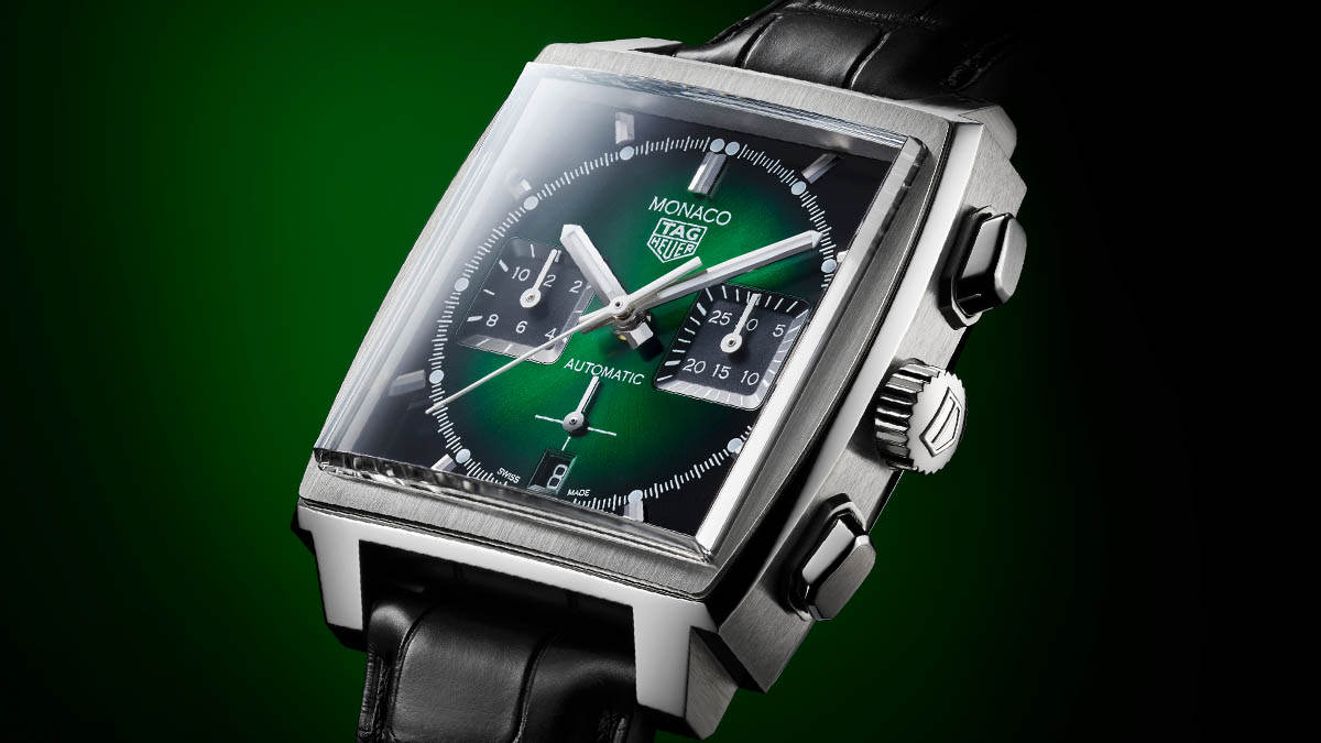 TAG Heuer Monaco Green Dial Calibre Heuer 02 Limited Edition (Ref. CBL2116.FC6497)