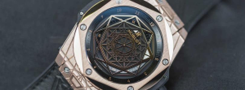 Hublot Big Bang Sang Bleu 18K King Gold