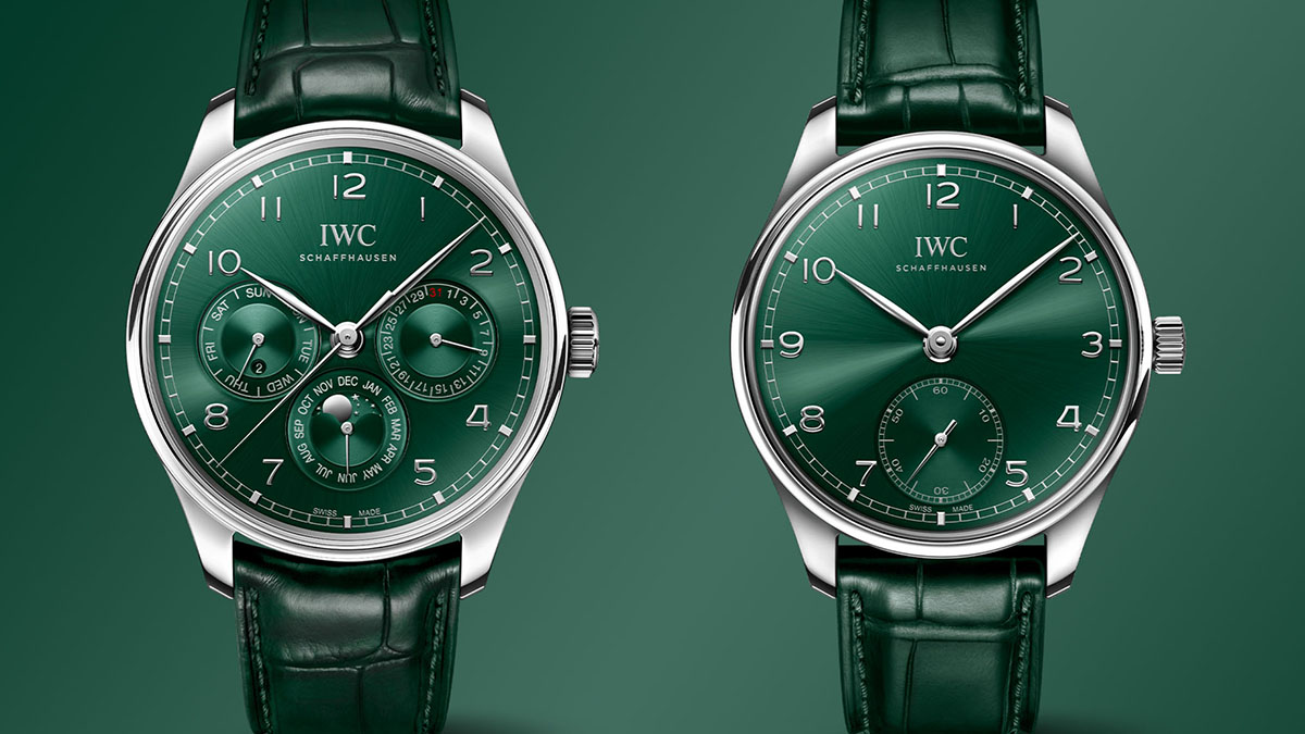 IWC Portugieser Automatic & Portugieser Perpetual Calendar Yeşil Kadranlar