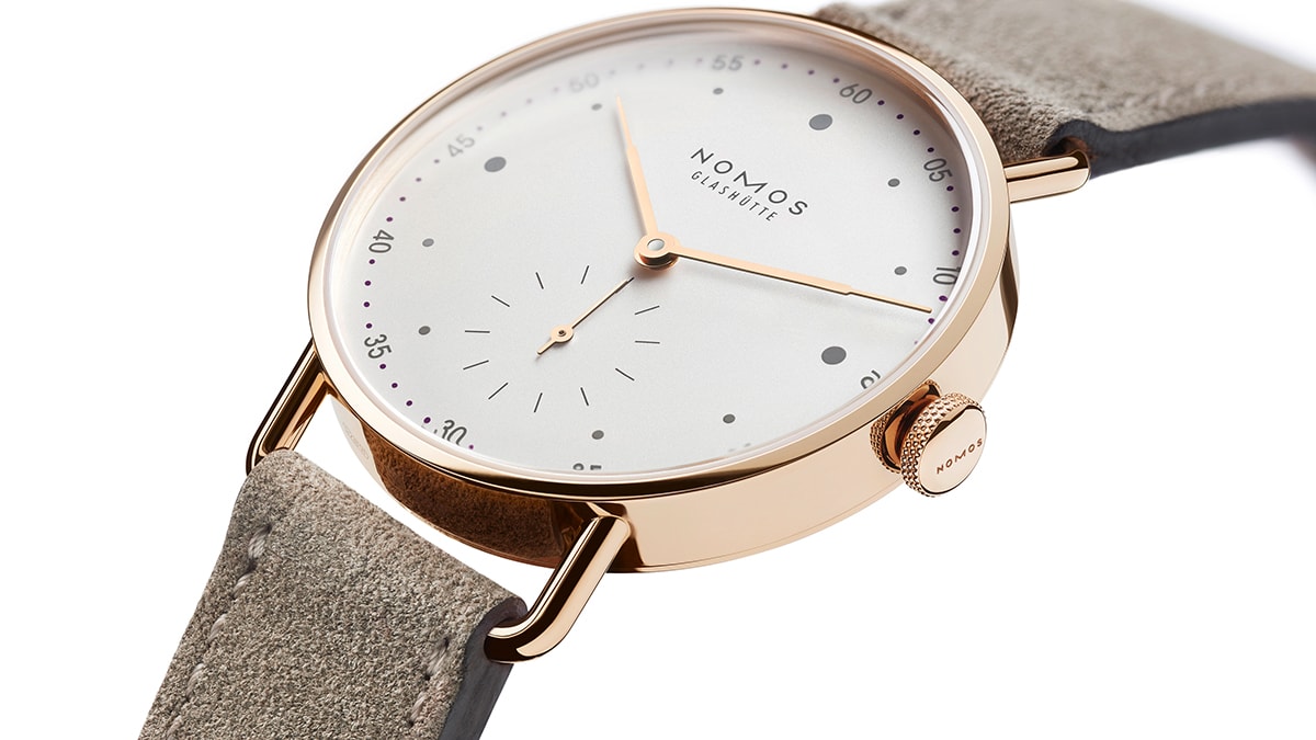 NOMOS Glashütte Metro Rose Gold 33 (Ref. 1170)