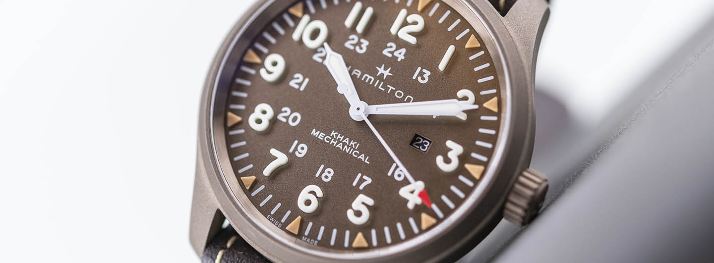 Hamilton Khaki Field Mechanical 50mm PVD