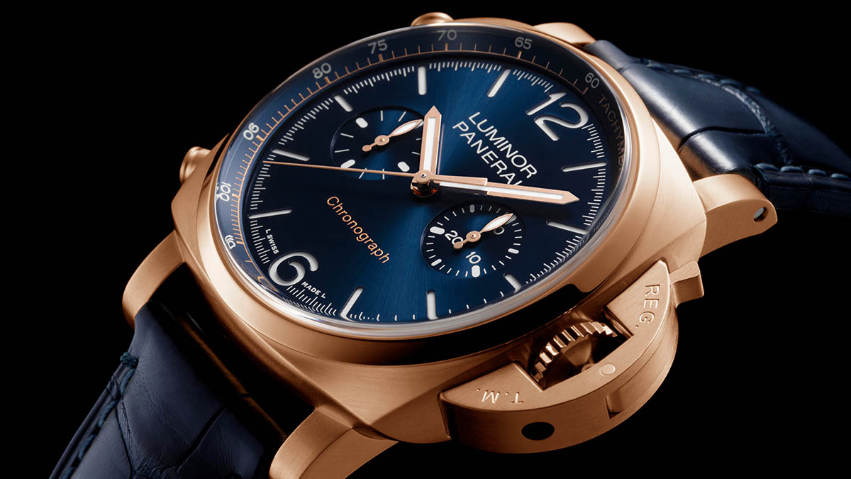 Panerai Luminor Chrono Goldtech Blu Notte (Ref. PAM01111)