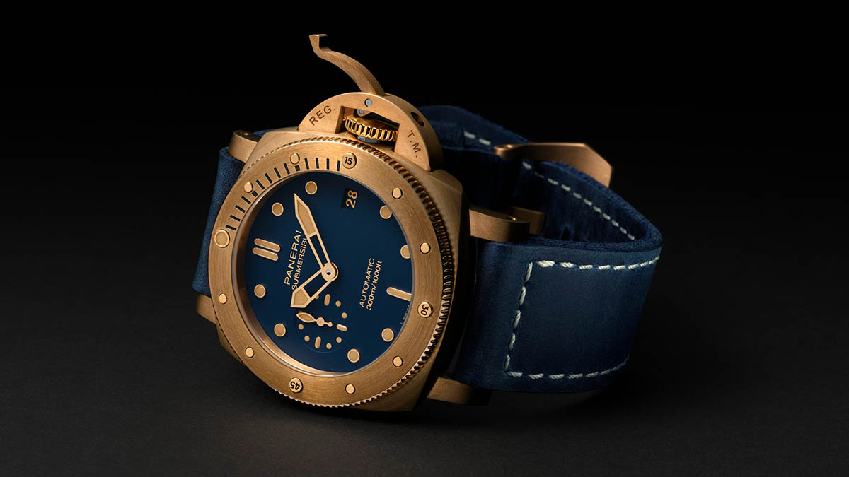 Officine Panerai Submersible Bronzo Blu Abisso (Ref. PAM01074)