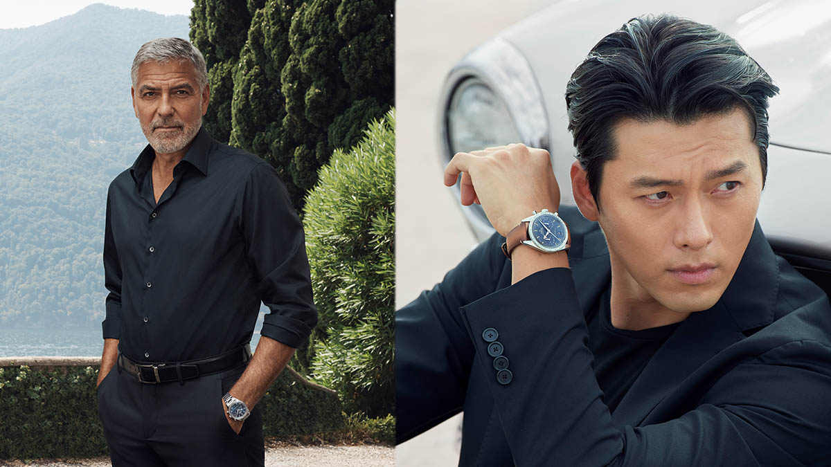 George Clooney and Hyun Bin Wear The OMEGA Speedmaster ’57